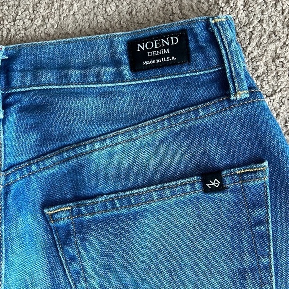 NOEND Denim Eve Slim Straight Jeans Medium Indigo Wash - Picture 8 of 11